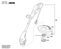 Bosch 3 600 HA5 040 ART 23 SL Lawn Edge Trimmer Spare Parts
